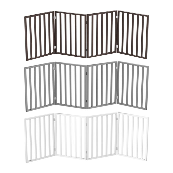 Petmaker Panel Wooden Free Standing Pet Gate & Reviews | Wayfair